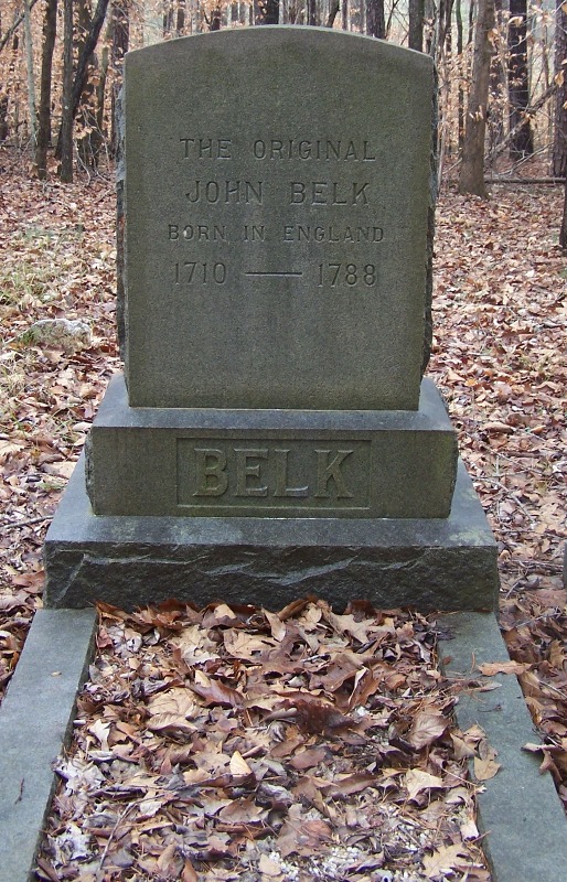 john keyes family. The Belk family was of English